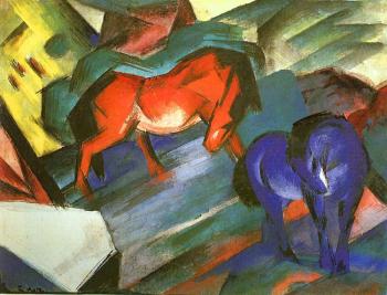 Red and Blue Horse II